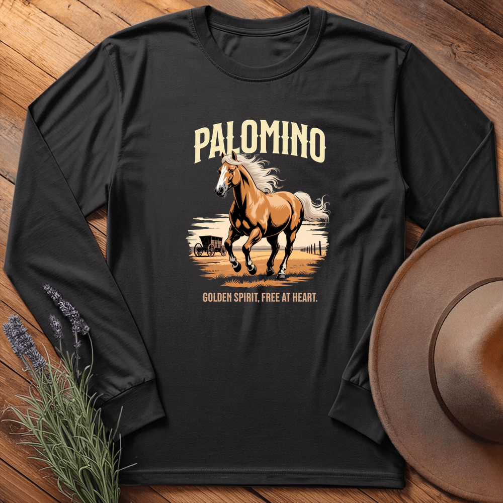 Breed Spirit, Palomino - Long Sleeve - Black
