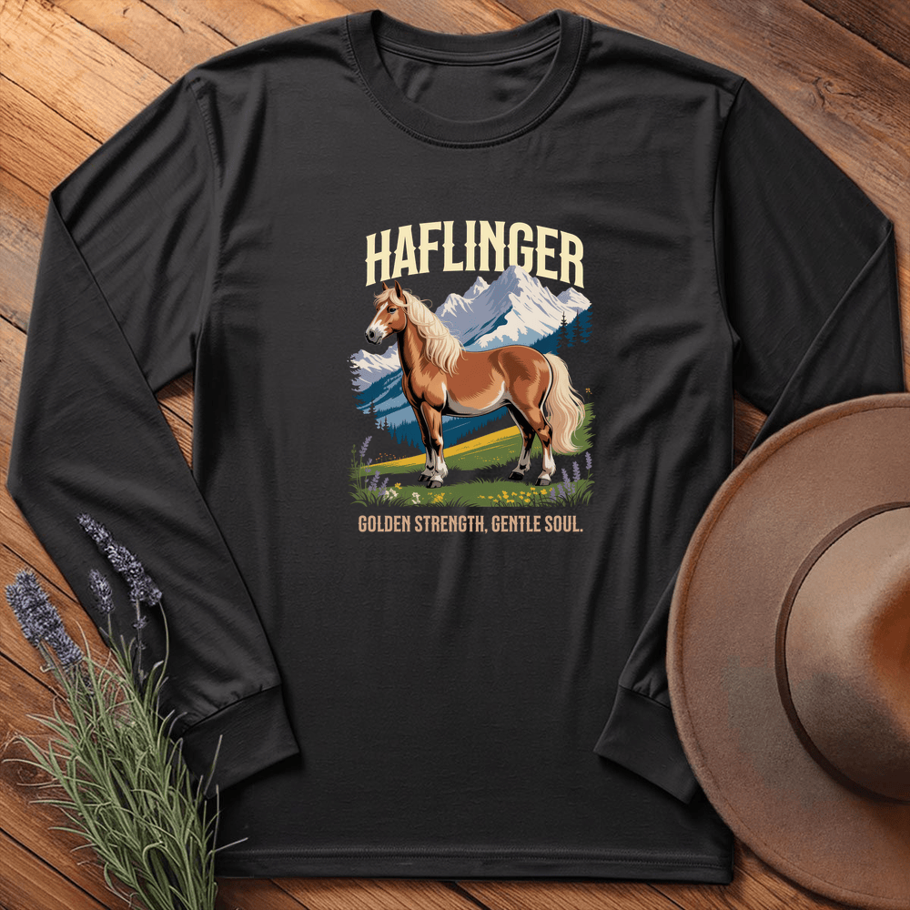 Breed Spirit, Haflinger - Long Sleeve - Black