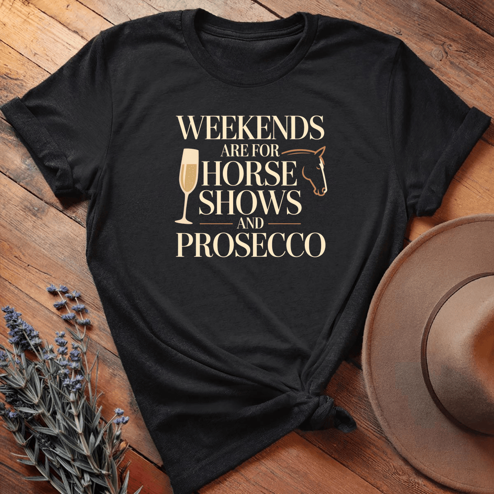 Horse Shows & Prosecco - Black