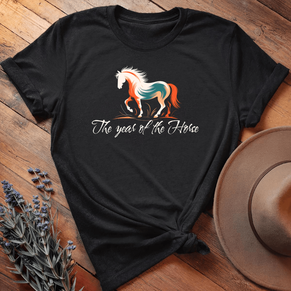 Year Of The Horse - Black