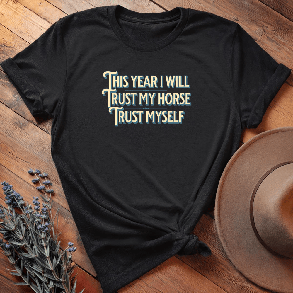 Trust My Horse - Black