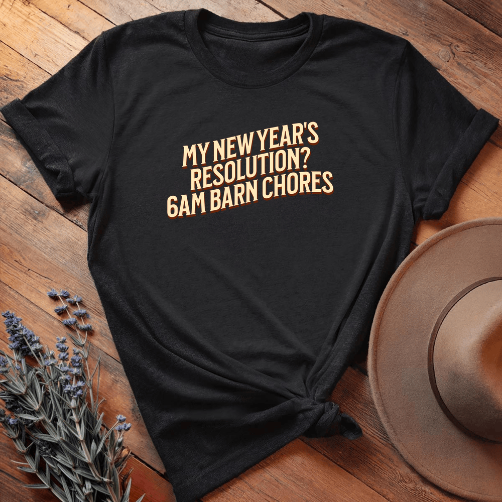 New Year's Resolution - Black