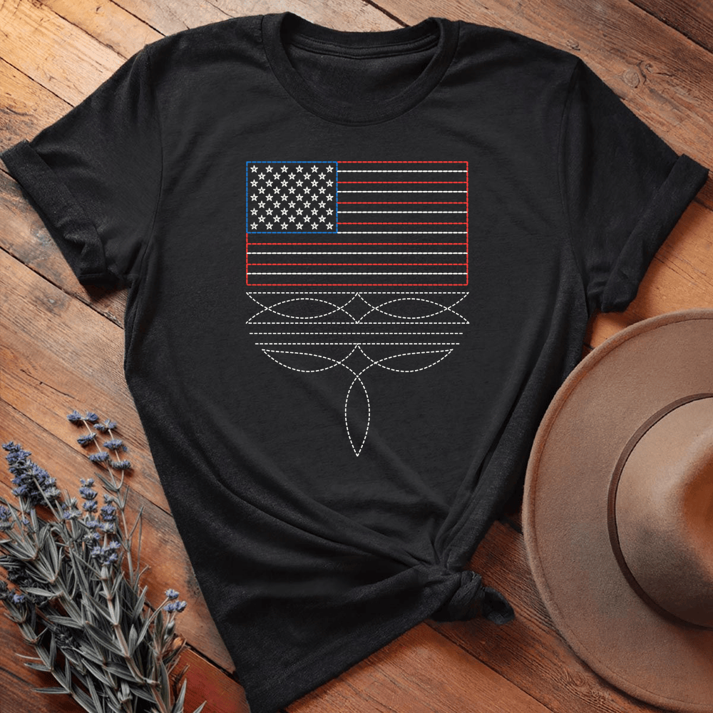Stitching Flag - Black