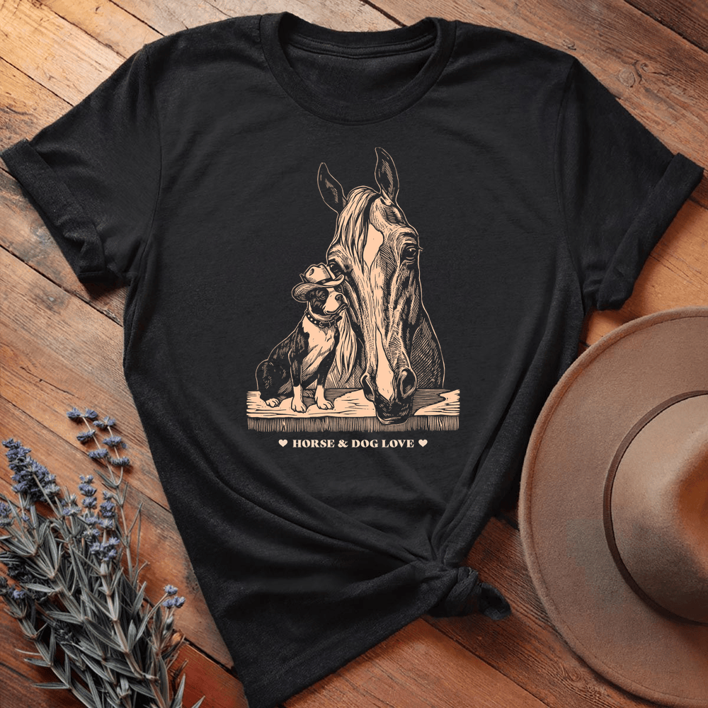 Vintage Horse Dog 9 - Black
