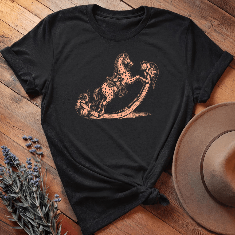 Vintage Horse Dog 7 - Black