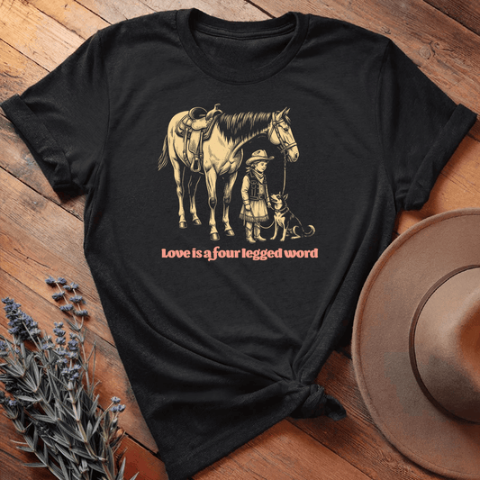 Vintage Horse Dog 6 - Black