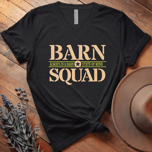 Barn Squad - V-neck - Black