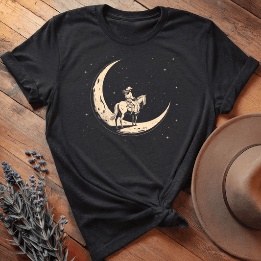 Moon Rider - Premium Lightweight Tee - Black