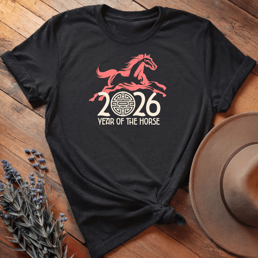 Year Of The Horse 10 - Premium Lightweight Tee - Black