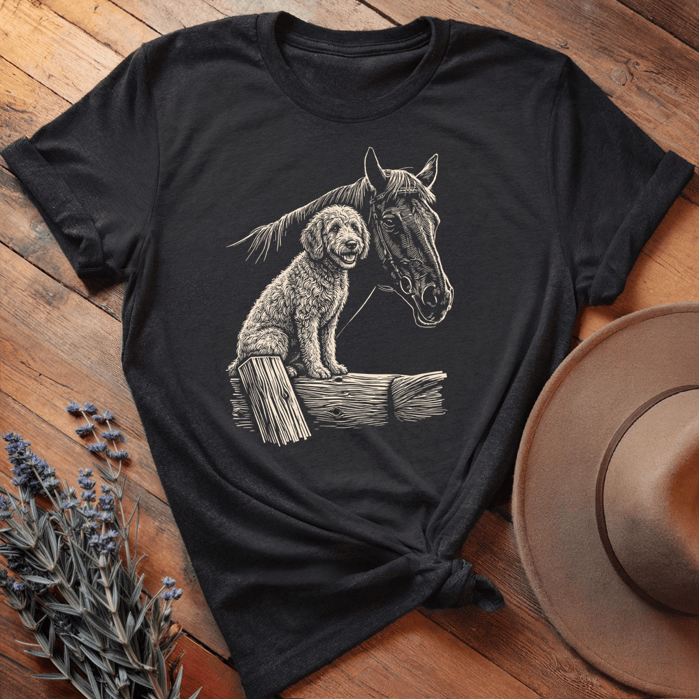 Horse & Doodle Dog - Black
