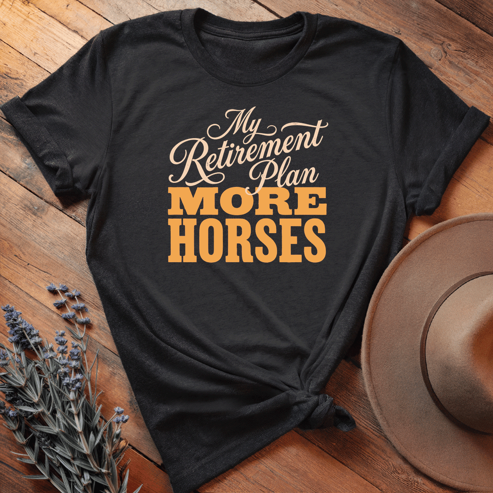 Retirement Plan - Premium Lightweight Tee - Black