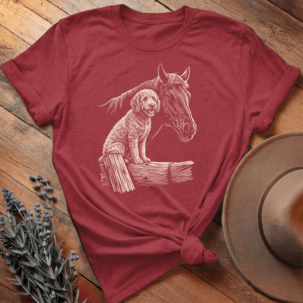 Horse & Doodle Dog - Cardinal