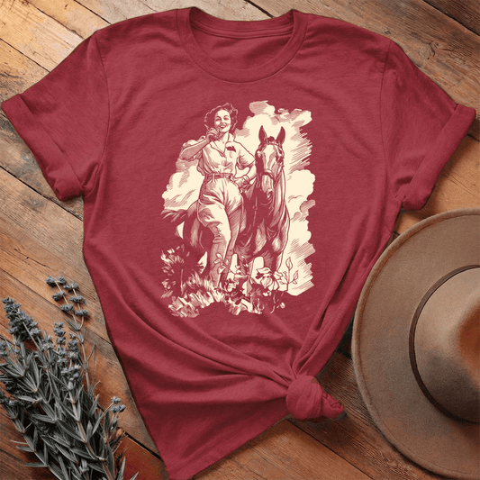 Vintage Art 2 - Premium Lightweight Tee - Cardinal