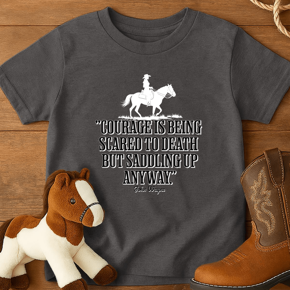 John Wayne - Youth Shirt - Charcoal