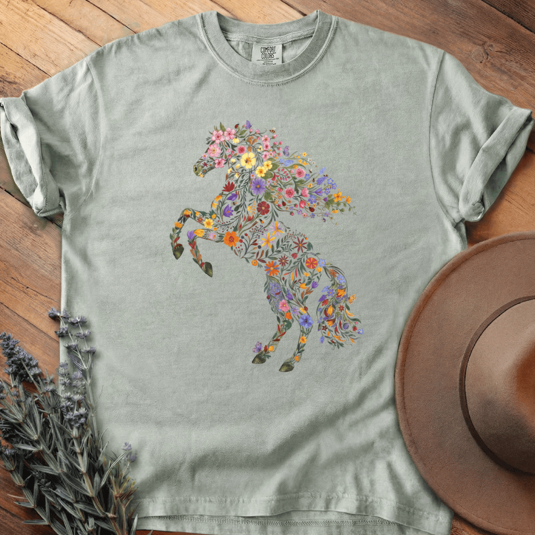 Flower Horse 3 - Heritage Tee
