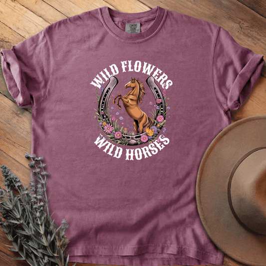 Wild Flowers, Wild Horses 2 - Heritage Tee