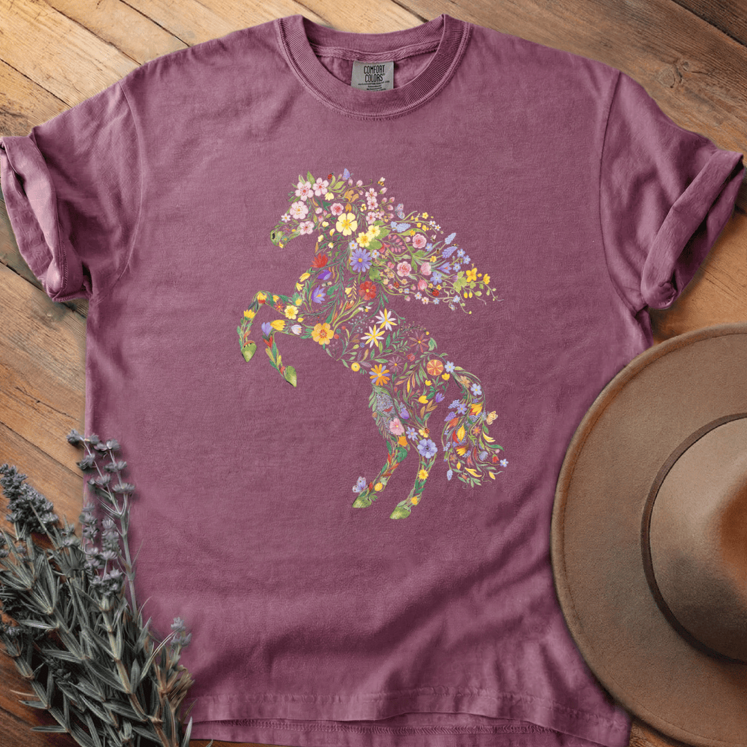 Flower Horse 3 - Heritage Tee
