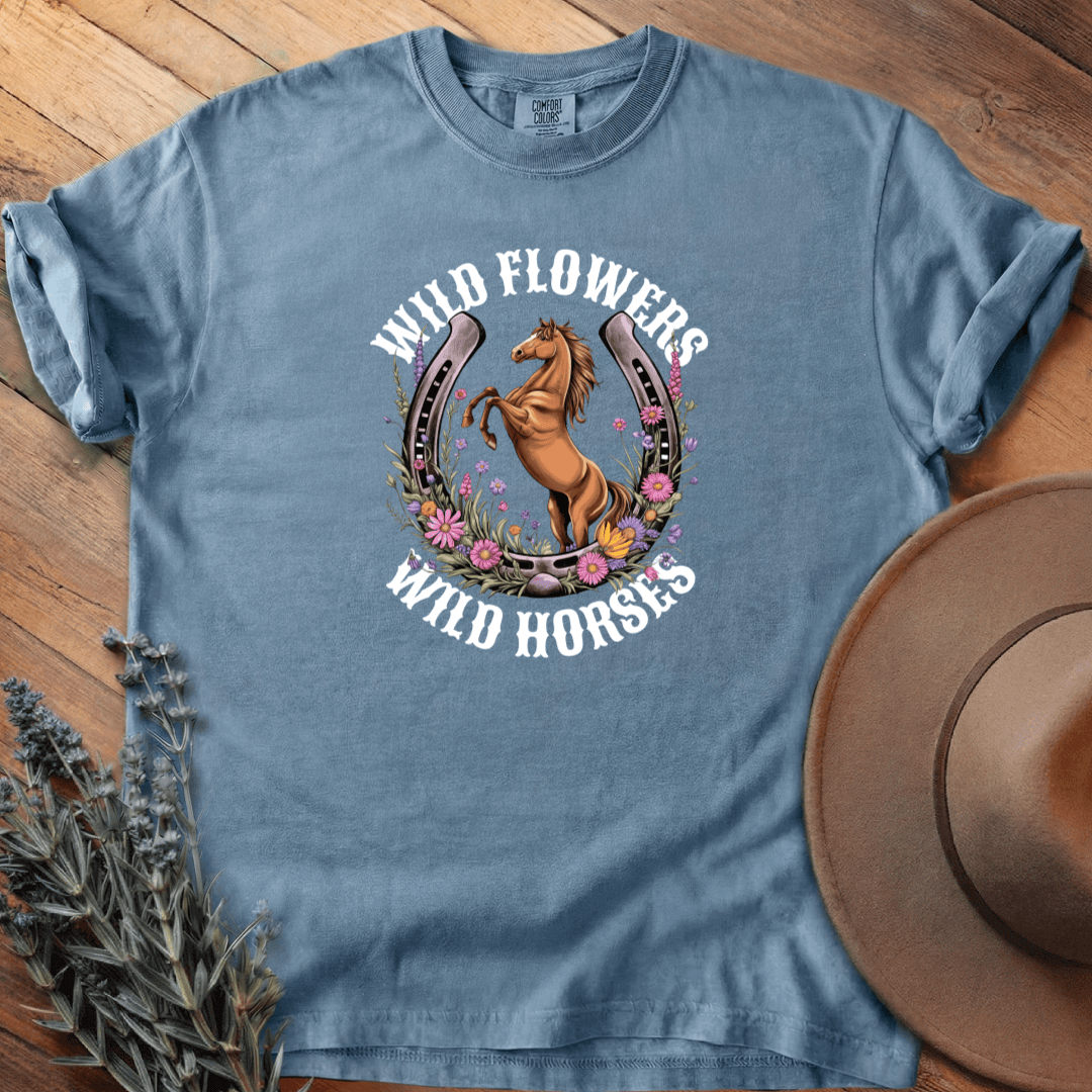 Wild Flowers, Wild Horses 2 - Heritage Tee