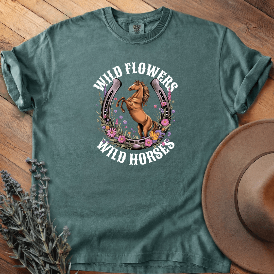 Wild Flowers, Wild Horses 2 - Heritage Tee