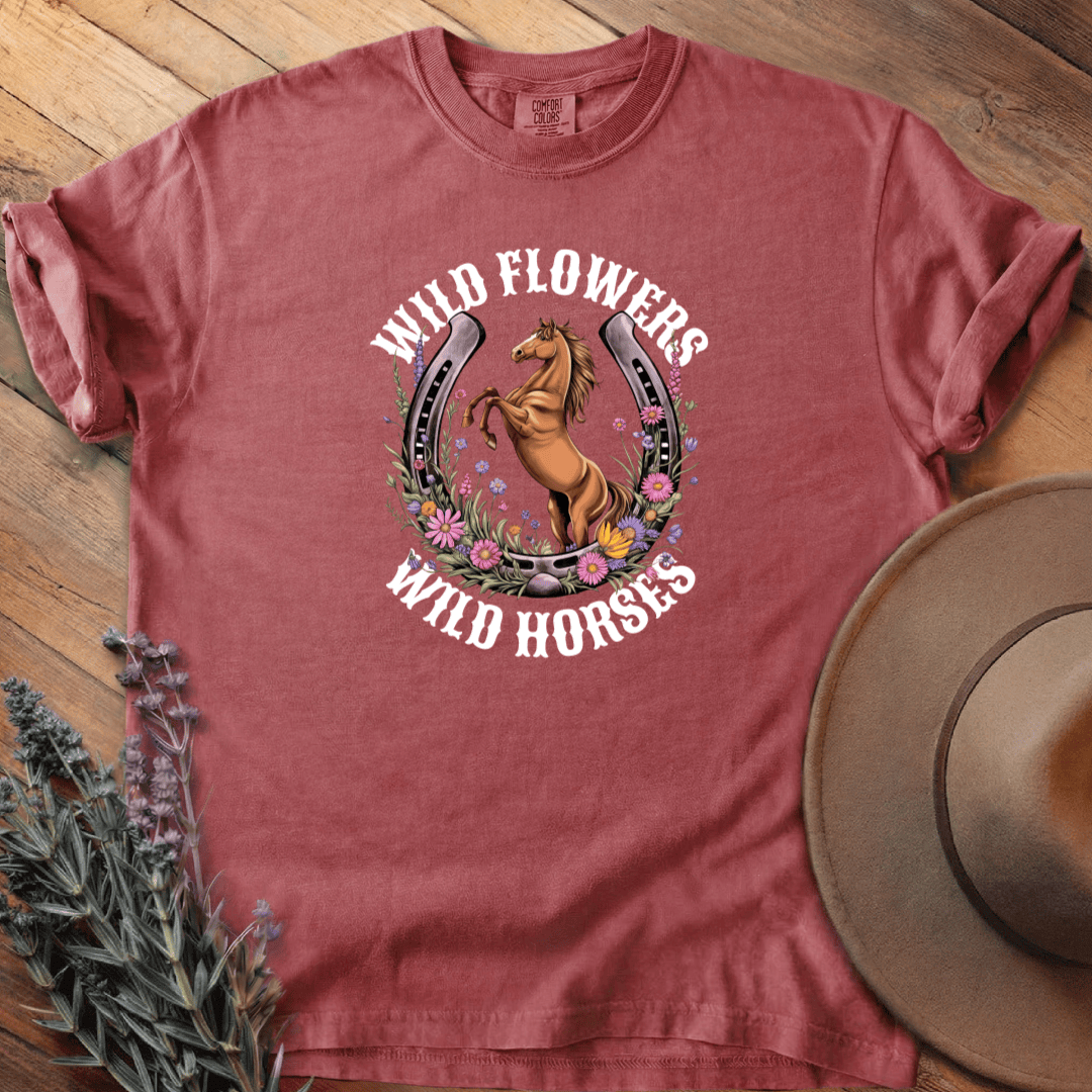 Wild Flowers, Wild Horses 2 - Heritage Tee