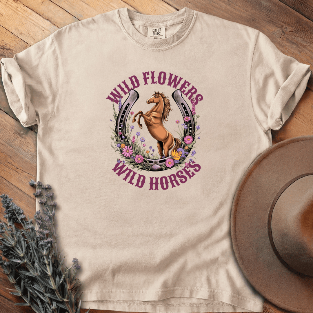 Wild Flowers, Wild Horses 2 - Heritage Tee