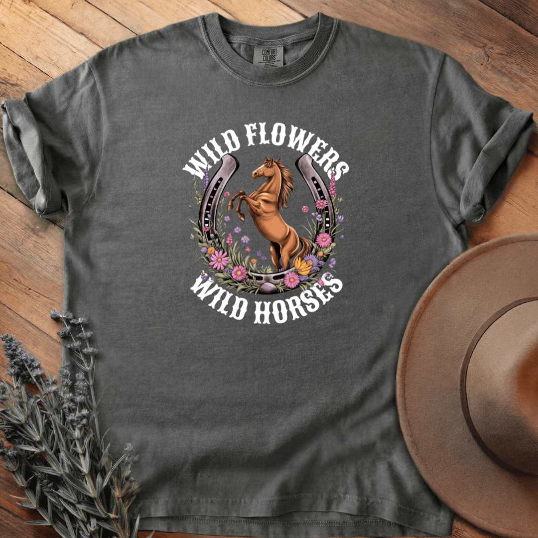 Wild Flowers, Wild Horses 2 - Heritage Tee