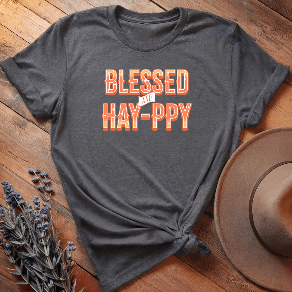 Blessed and Hay-ppy - Dark Heather