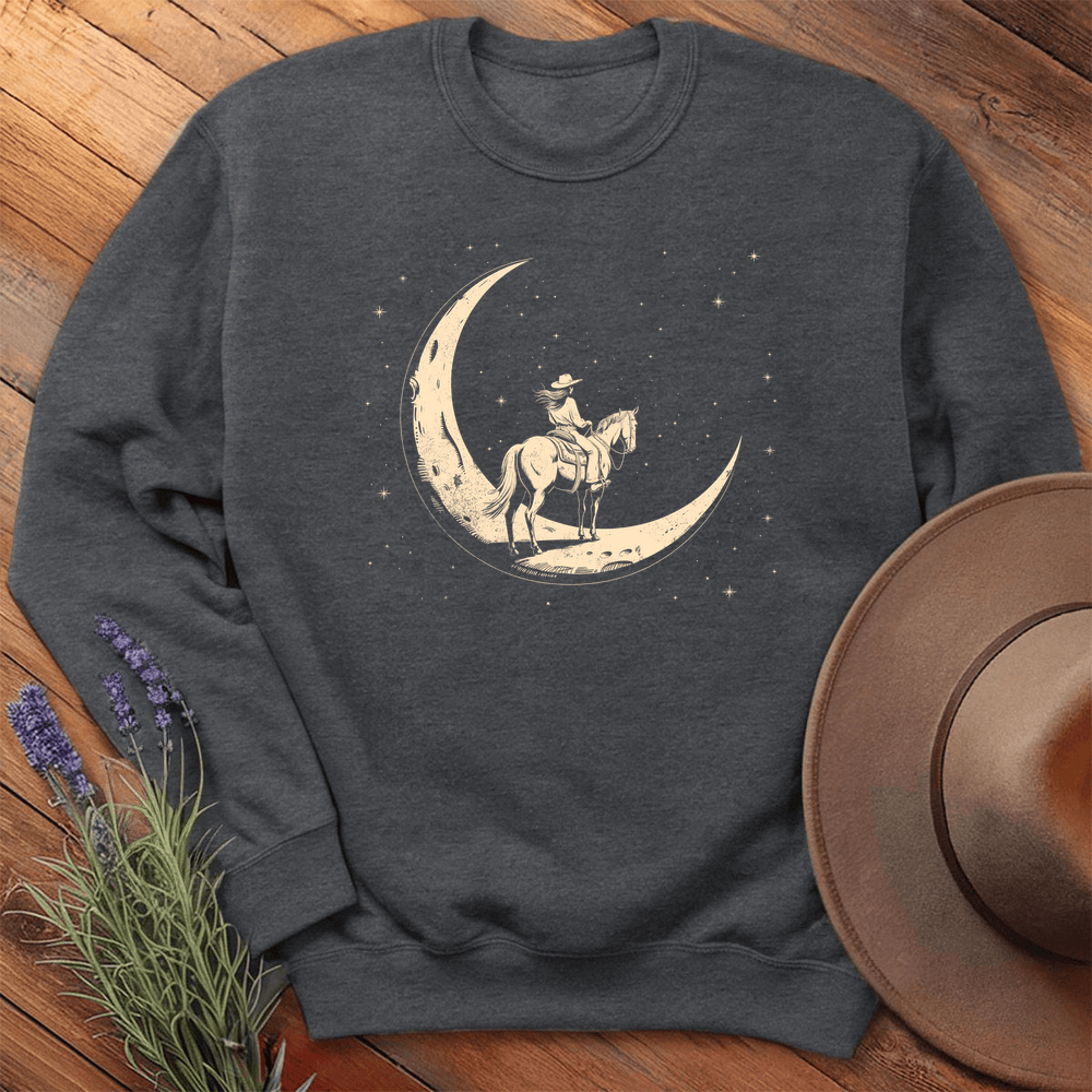 Moon Rider - Sweatshirt - Dark Heather