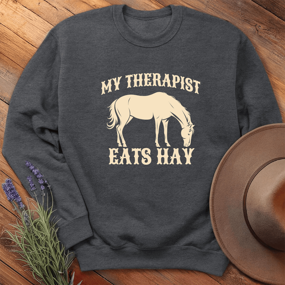 Equine Therapy - Sweatshirt - Dark Heather