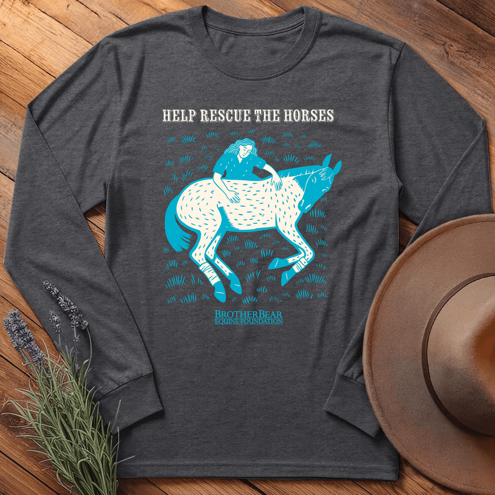 Brother Bear Shirt 4 - Long Sleeve - Dark Heather