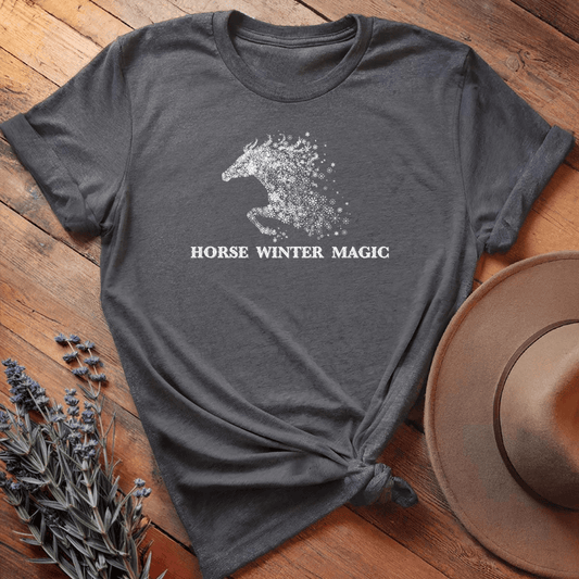 Horse Winter Magic 1 - Dark Heather