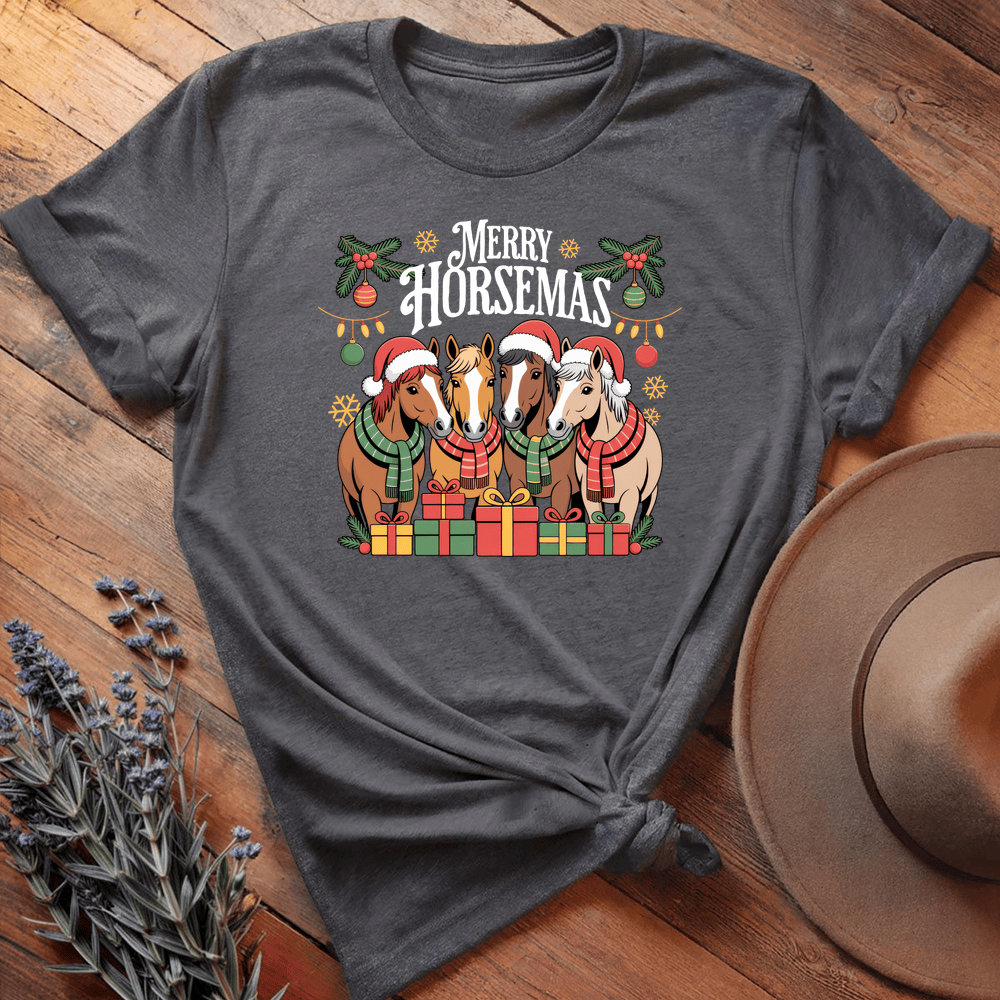 Merry Horsemas - Dark Heather