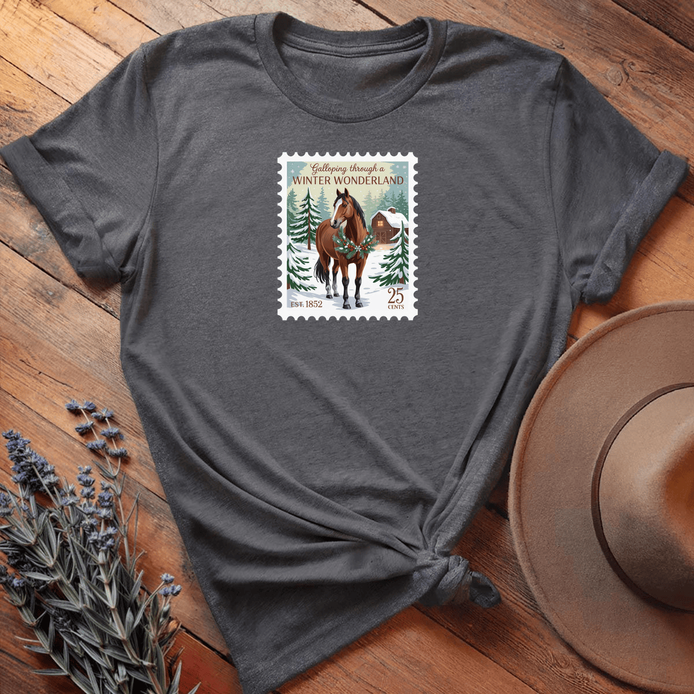 Xmas Christmas Stamp 3 - Dark Heather