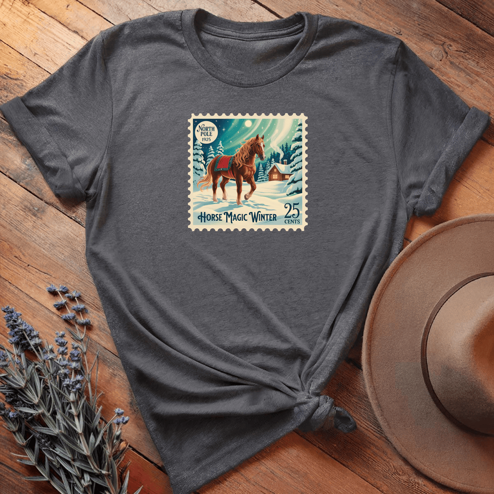 Xmas Christmas Stamp 1 - Dark Heather