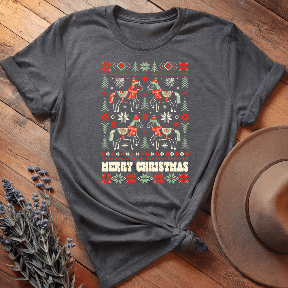 Merry Christmas 1 - Dark Heather