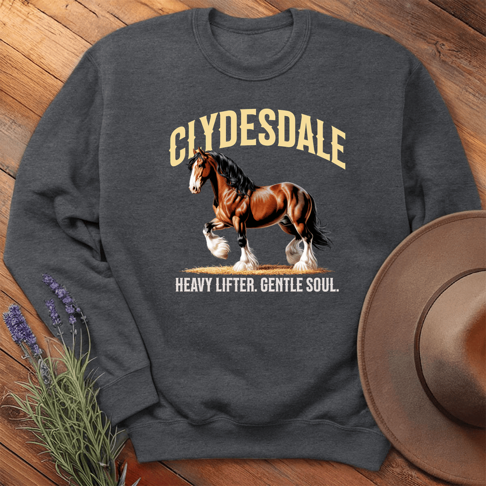 Breed Spirit, Clydesdale - Sweatshirt - Dark Heather
