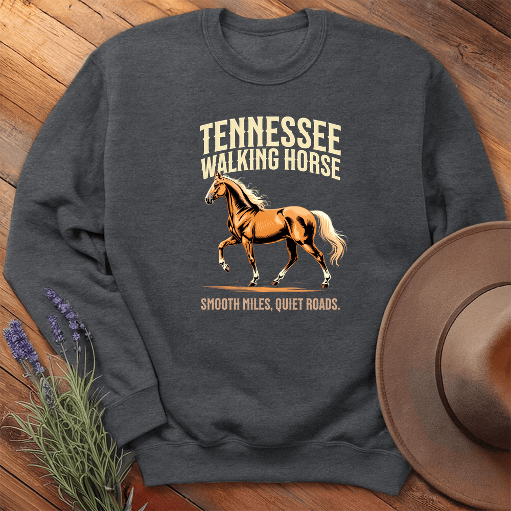 Breed Spirit, Tennessee Walking Horse - Sweatshirt - Dark Heather