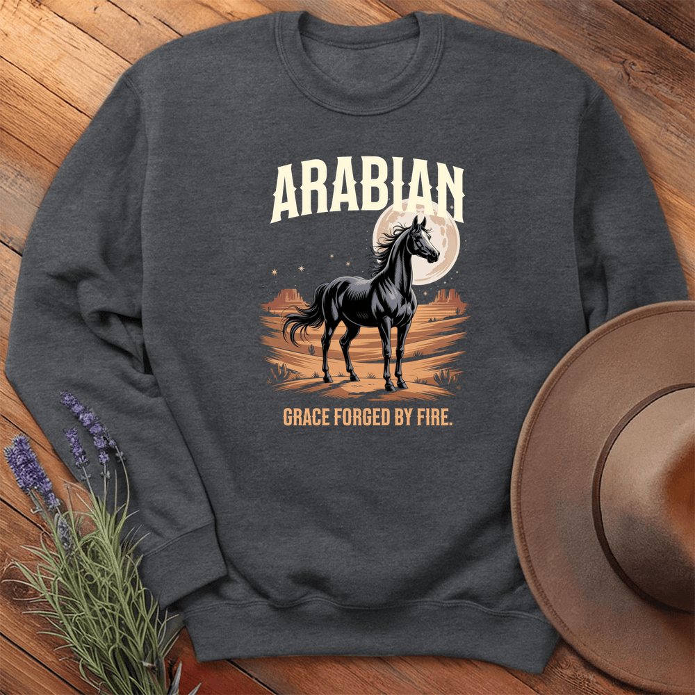 Breed Spirit, Arabian - Sweatshirt - Dark Heather