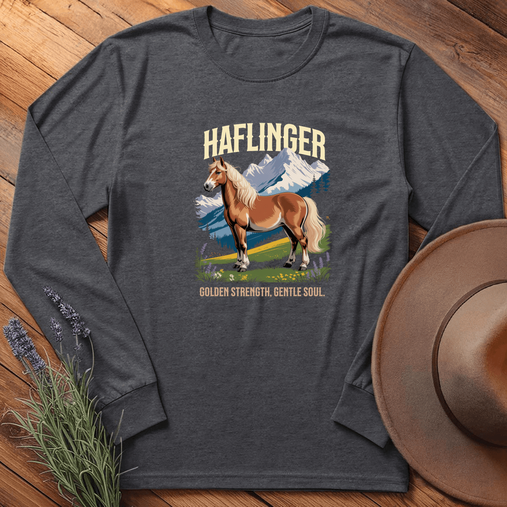 Breed Spirit, Haflinger - Long Sleeve - Dark Heather