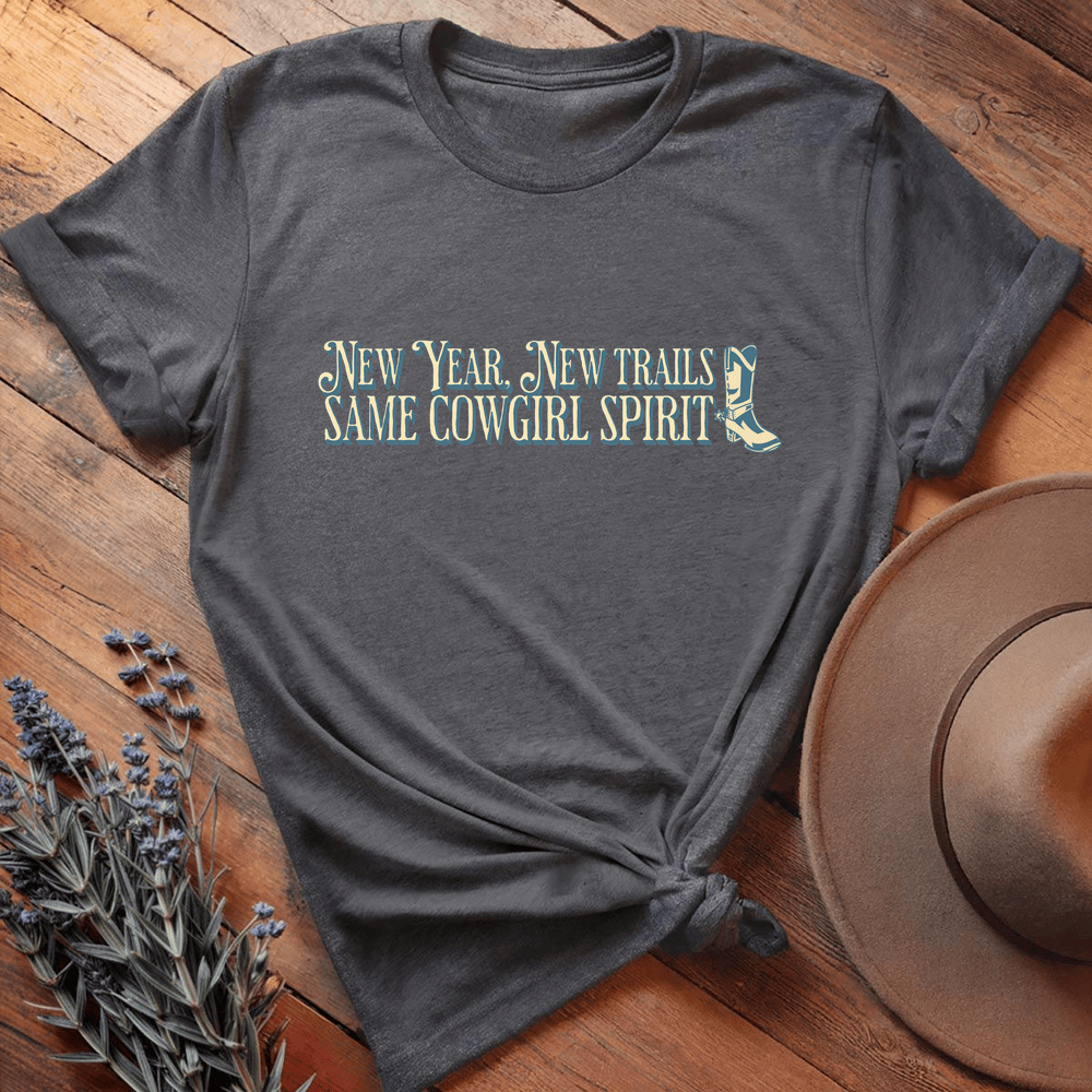 Same Cowgirl Spirit - Dark Heather