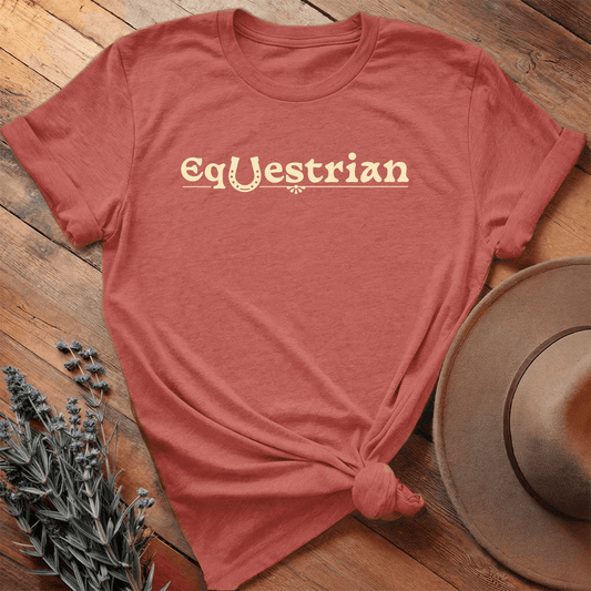 Heritage Equestrian - Premium Lightweight Tee - Heather Clay