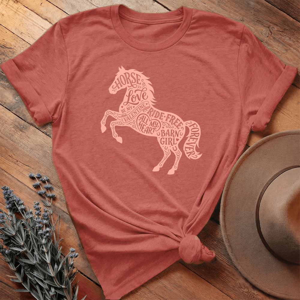 Horse Love Silhouette - Heather Clay