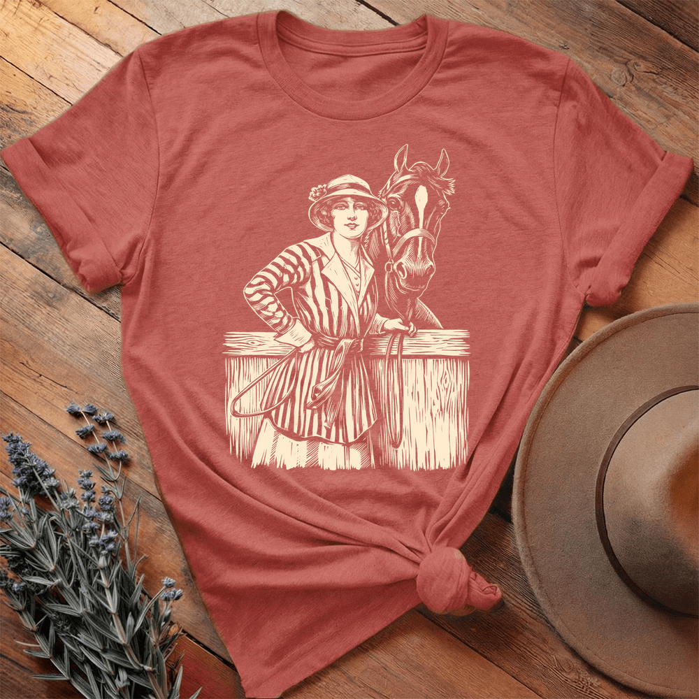 Vintage Art 8 - Premium Lightweight Tee - Heather Clay