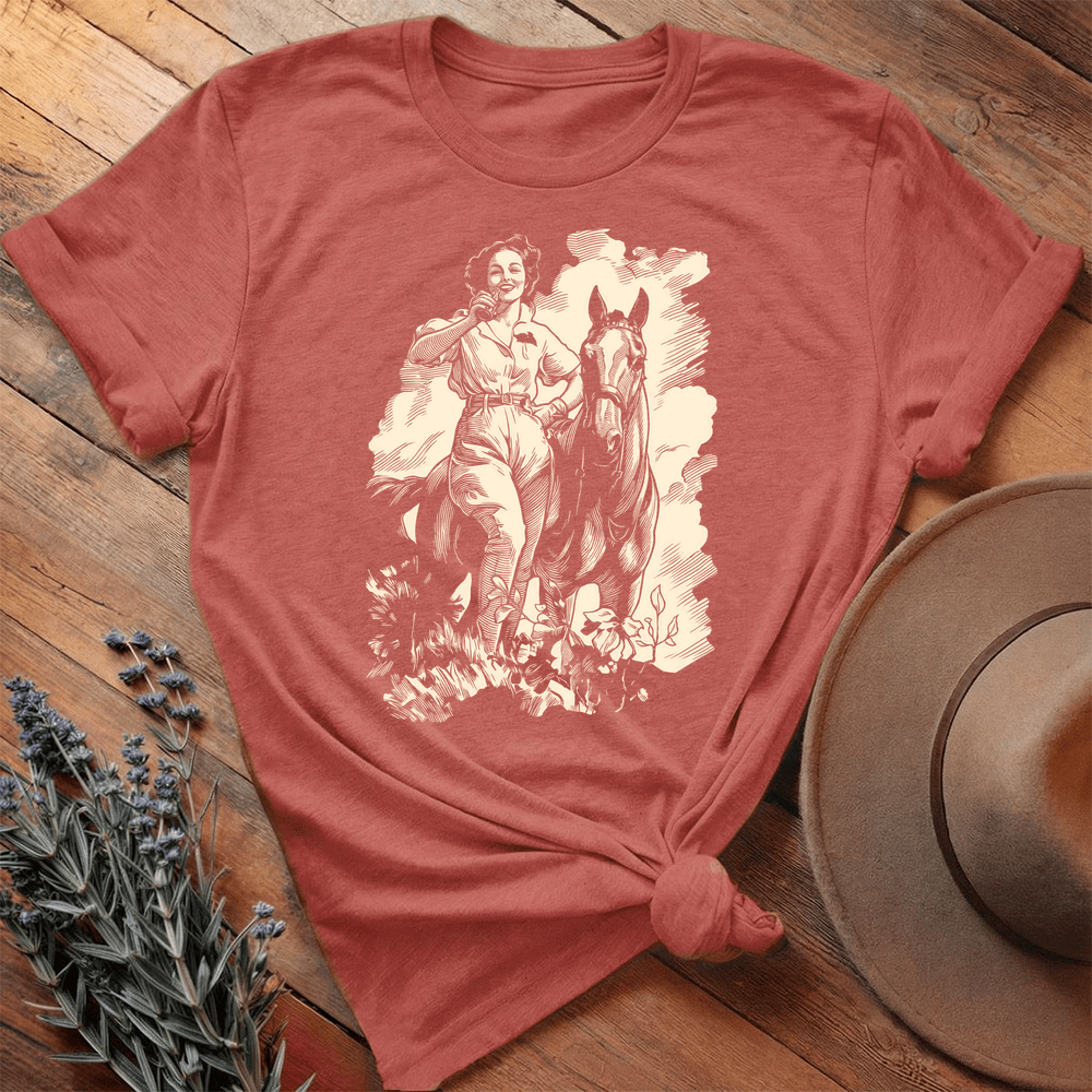 Vintage Art 2 - Premium Lightweight Tee - Heather Clay