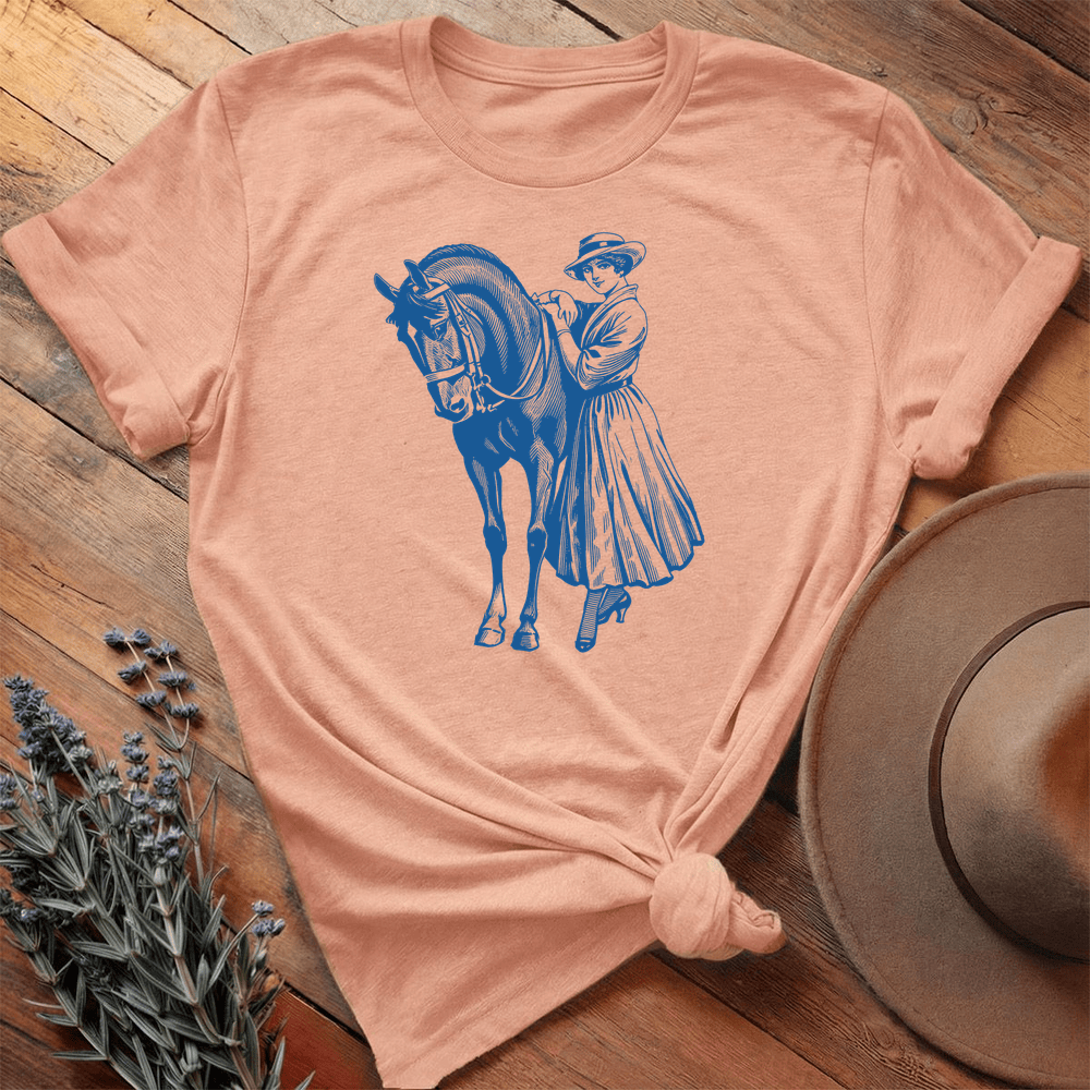 Vintage Art 1 - Premium Lightweight Tee - Heather Peach
