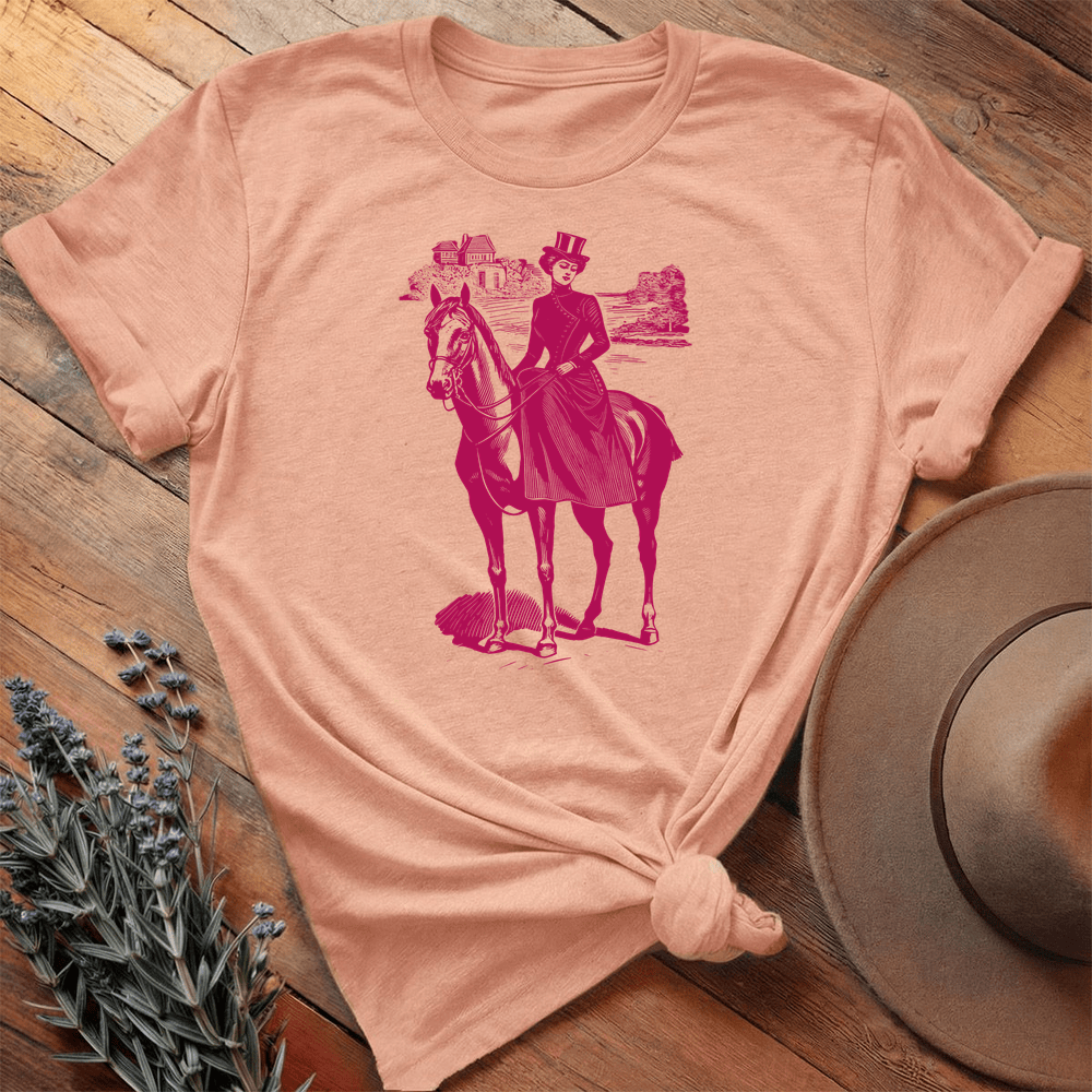 Vintage Art 11 - Premium Lightweight Tee - Heather Peach