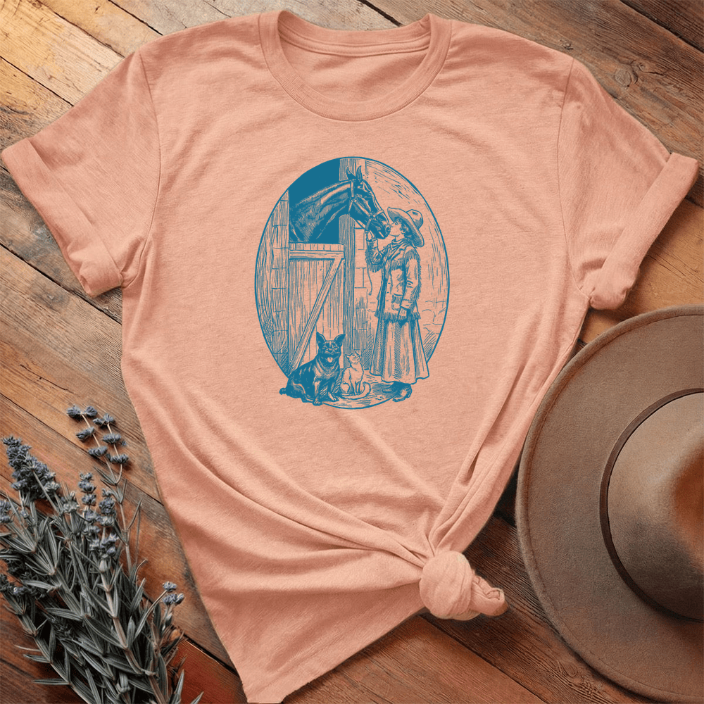 Vintage Art 15 - Premium Lightweight Tee - Heather Peach