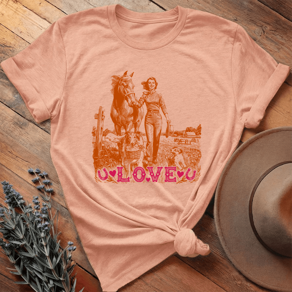 Vintage Art 14 - Premium Lightweight Tee - Heather Peach