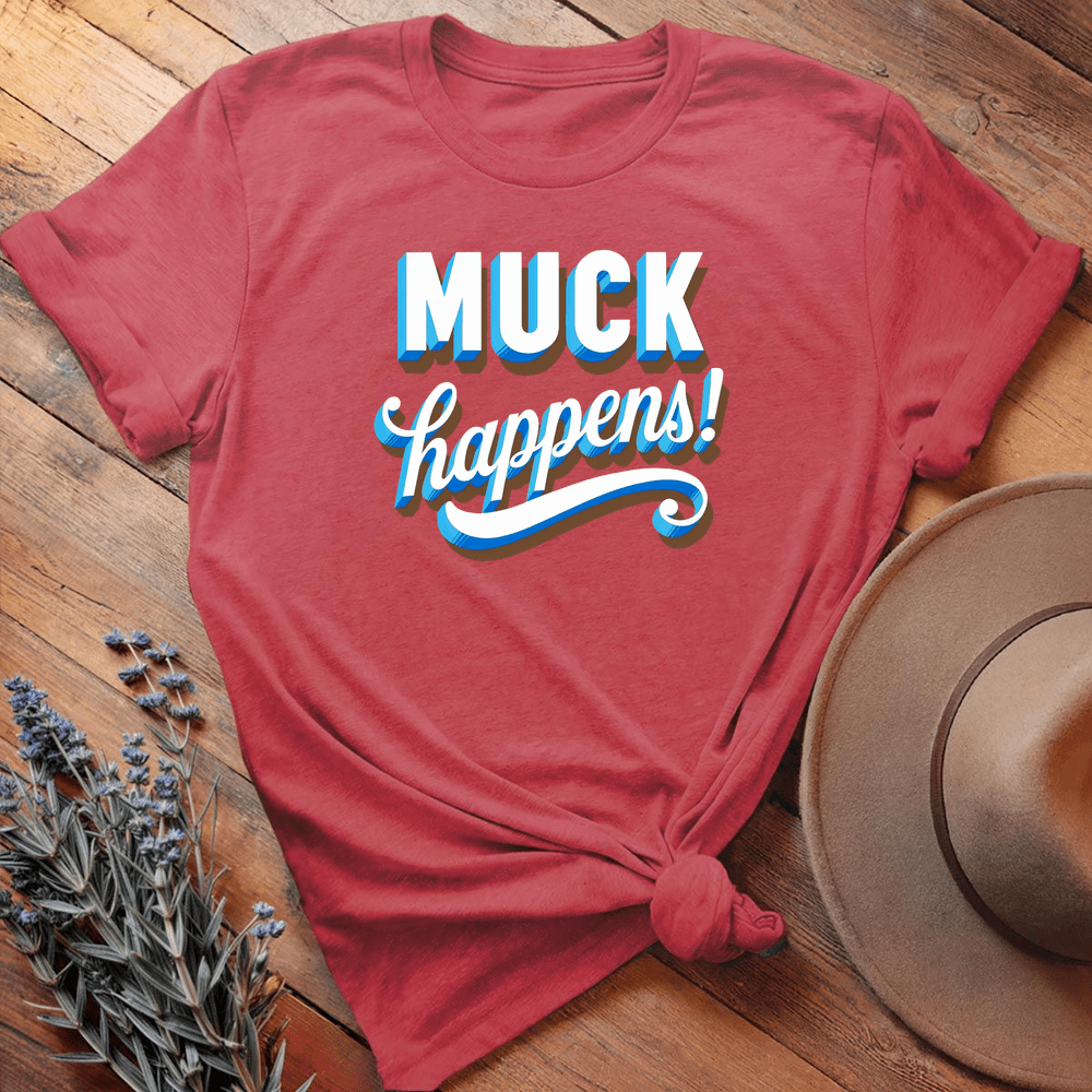 Muck Happens - Heather Red