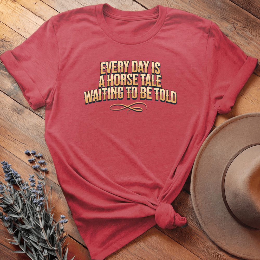 Every Day Is A Horse Tale - Heather Red